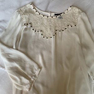 Cream Blouse